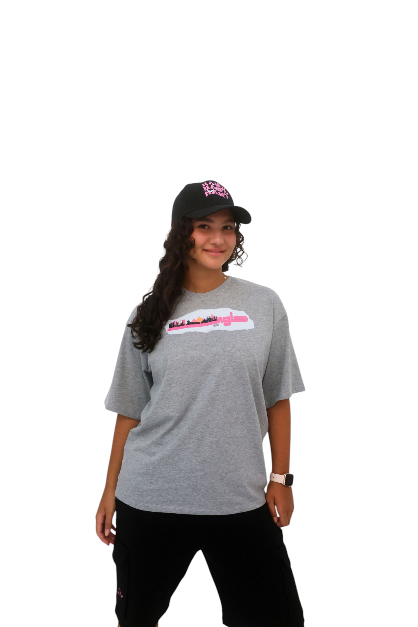 Grey "Hawy Skyline" T-Shirt