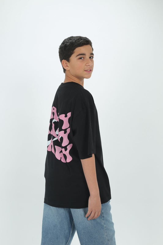 Black "The Classic Wave" T-Shirt