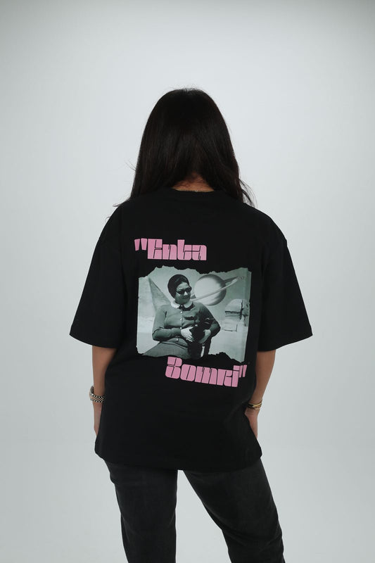 Black "Enta 3omri" T-Shirt