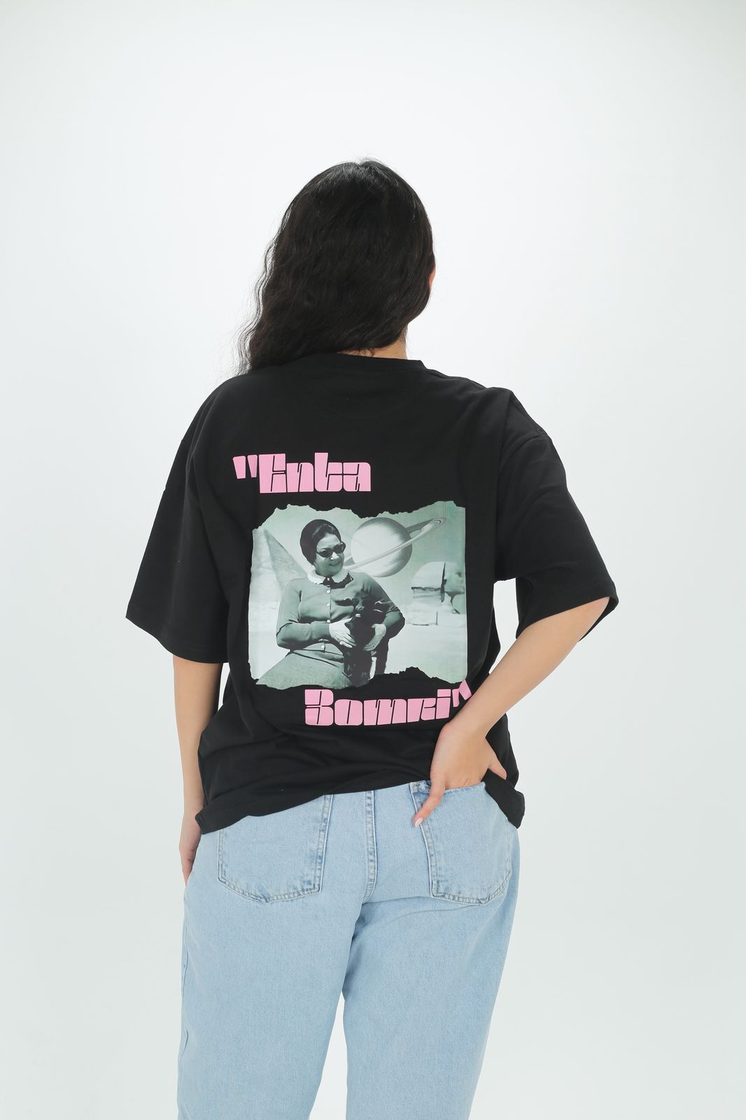 Black "Enta 3omri" T-Shirt