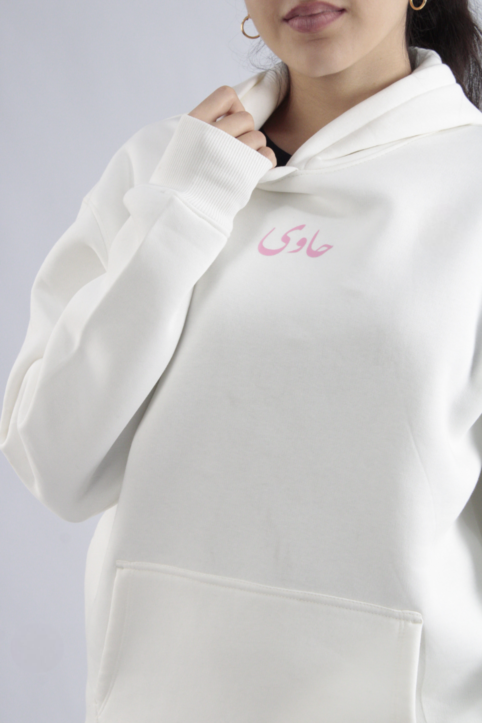 White "Statue of Kalthum" Hoodie