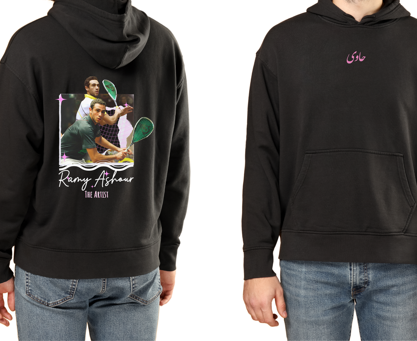 Legends & Rivals - Ramy Ashour Black Hoodie