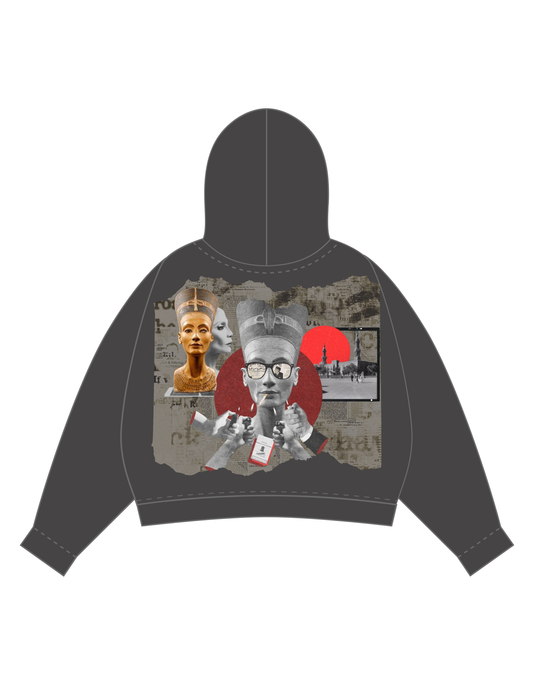 Grey "Queen's Smoke" Hoodie