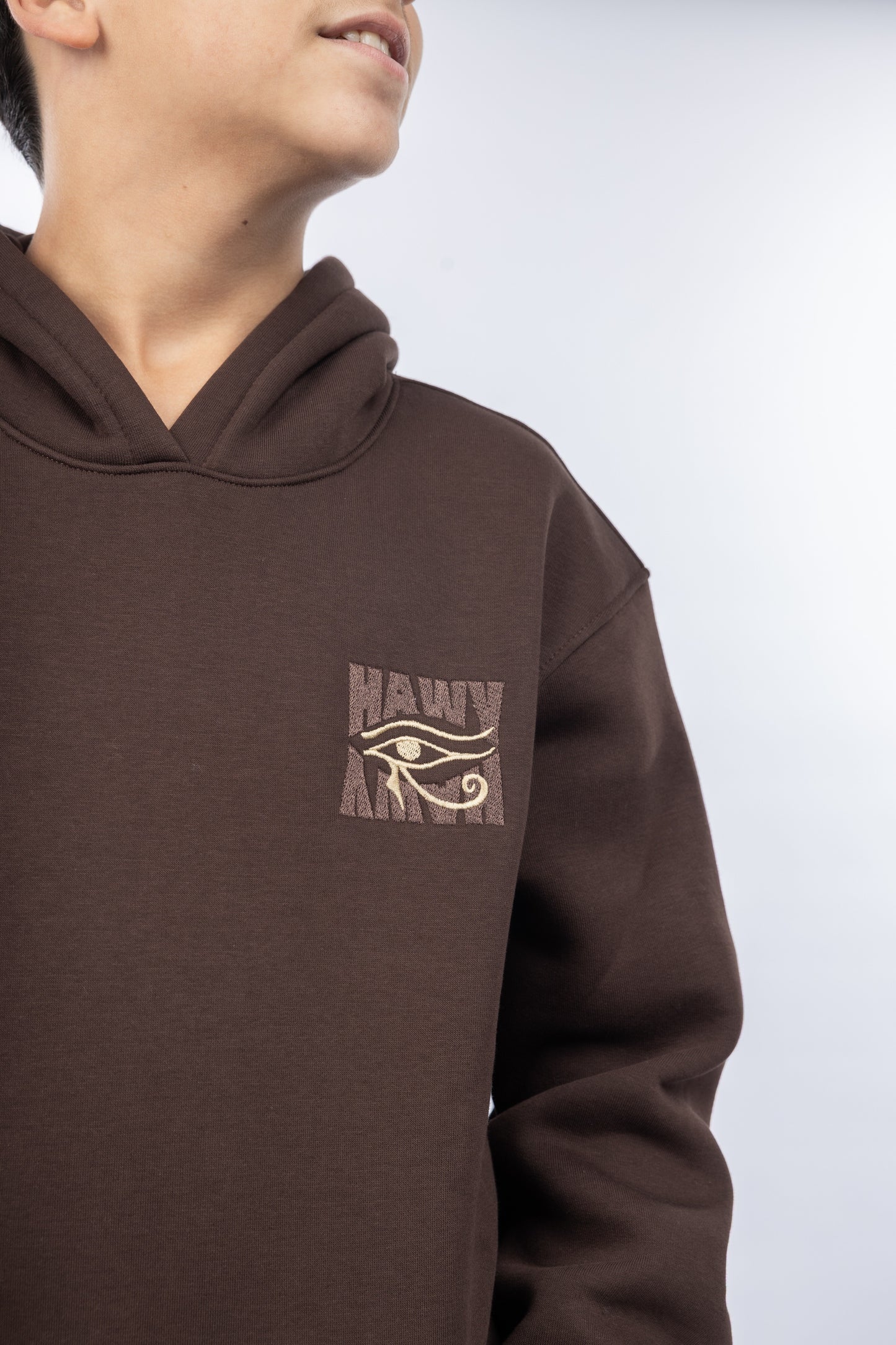 Brown "Eye of Horus" Hoodie