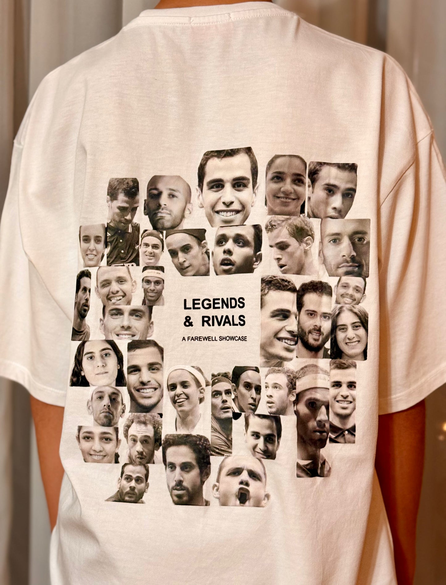 Limited Edition PRE-ORDER - Ali Farag Legends & Rivals White T-Shirt