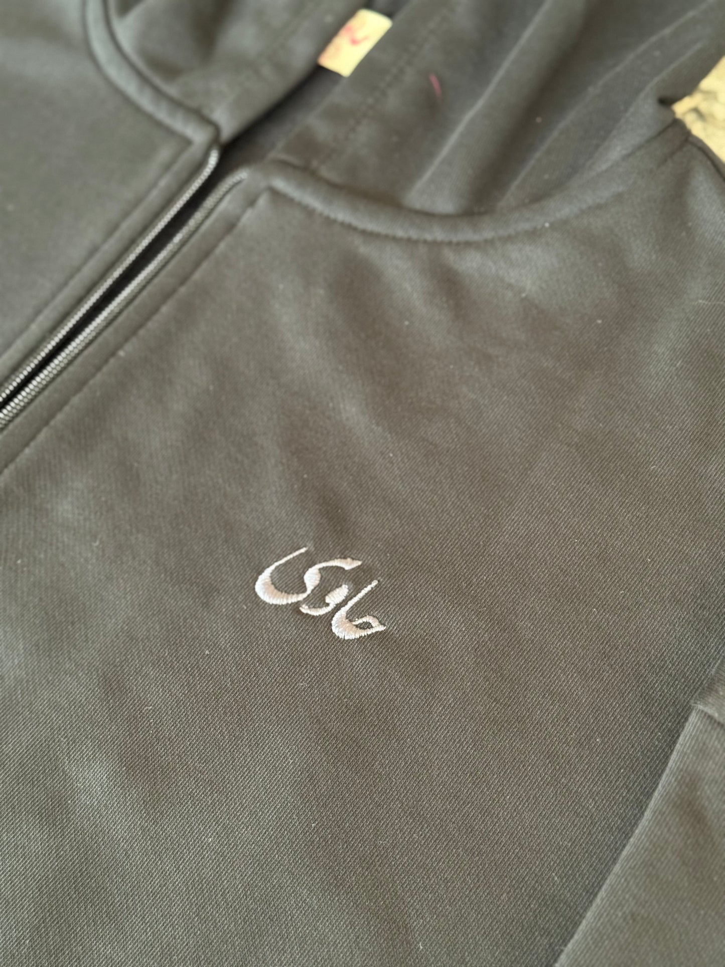 Black  Lightweight Double-Zipper Jacket