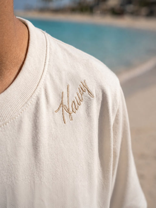 Hawy Script Off-White Classic Fit